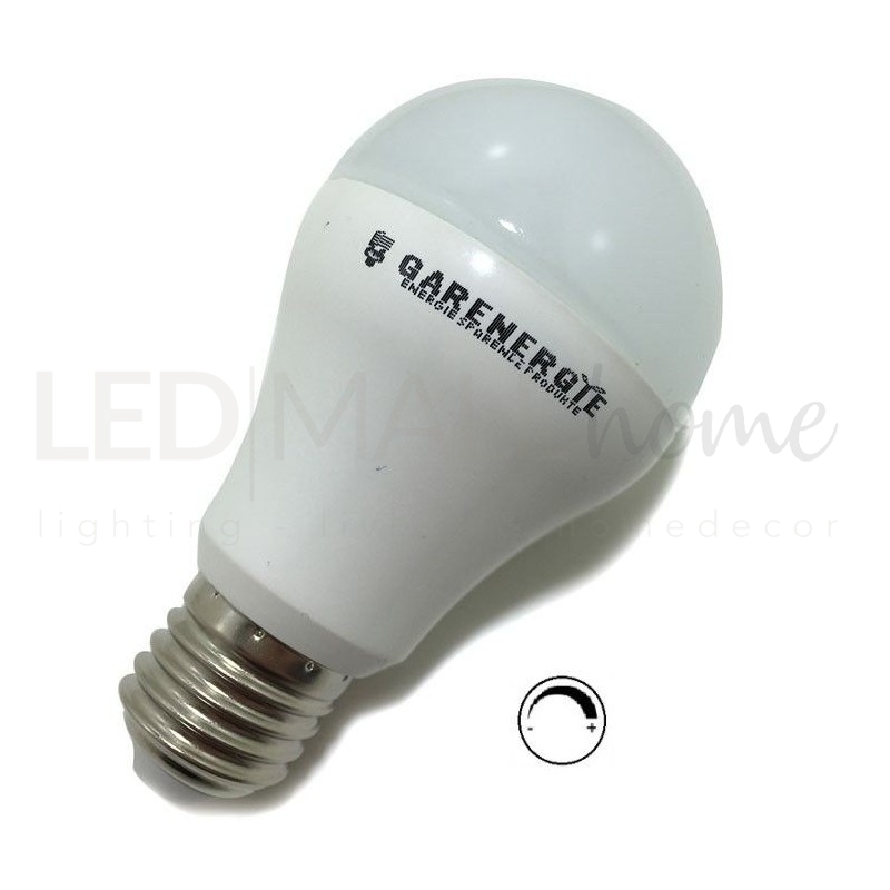 Lampadina led E27 10W a bulbo luce bianca calda o fredda