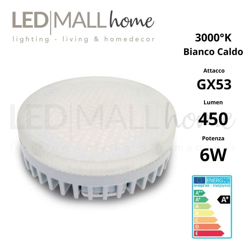Lampadina GX53 6W LED