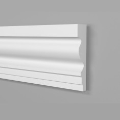 Cornice decorativa per pareti in duropolimero 2000x66x11 mm