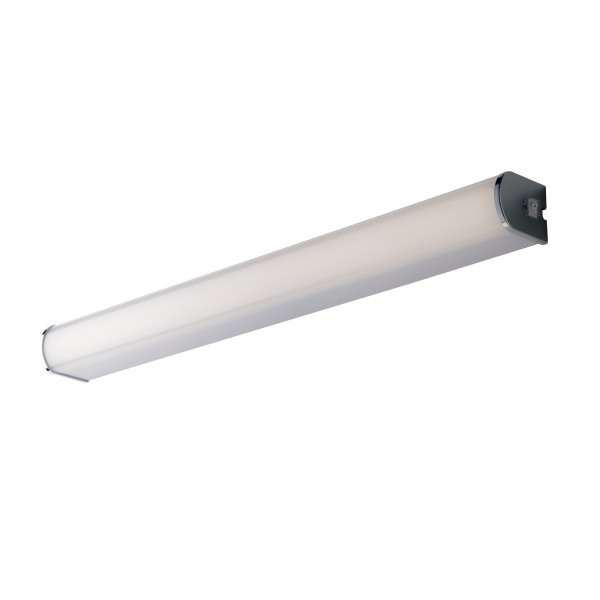 Applique Led Blaster Bianco/Cromo 15W 1200Lm Ugr 4000K Ip44 60X5,3X6,5Cm