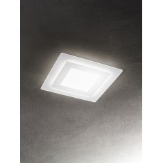 Plafoniera Led Coaster Nera 40W 4600Lm Cct 50X22Cm